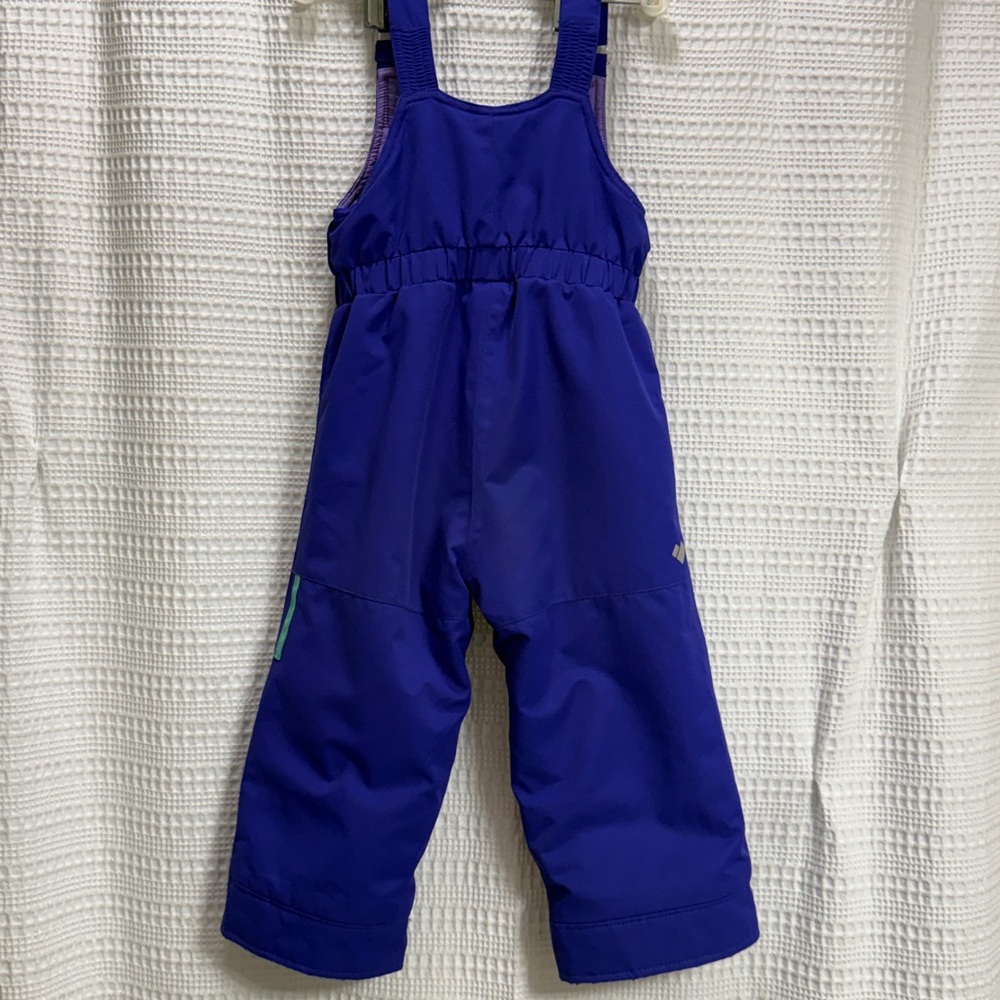 Obermeyer Royal Purple Blue Kids Snoverall Ski bibs Overalls EUC Snowboard 3T - Picture 6 of 10